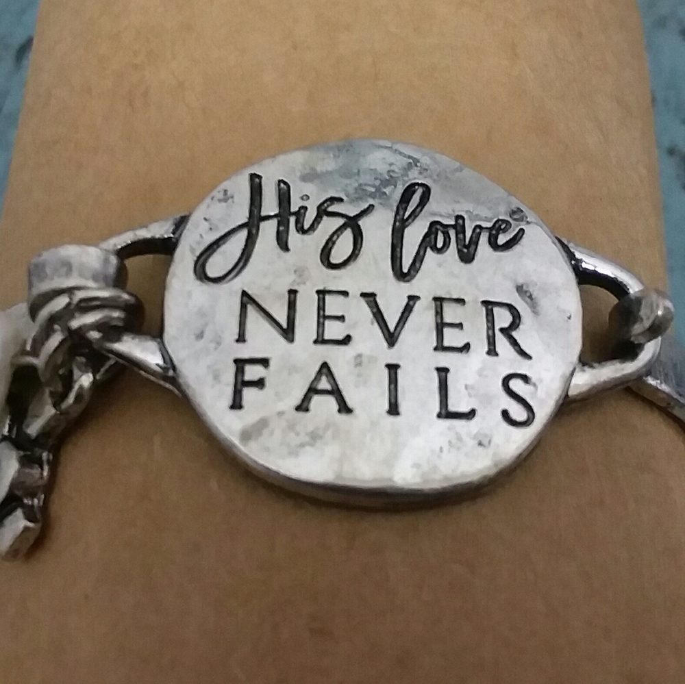 His Love Never Fails Bracelet